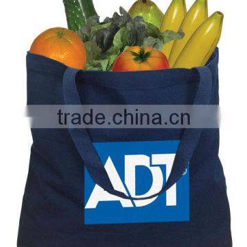 100% cotton colored tote shopping bag