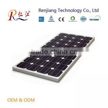 Monocrystalline Silicon Low Cost Solar Panel Mono Module 80W