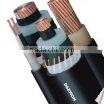 single or multi core Al conductor PVC insulated & Sheathed armored AL/PVC/SWA/PVC Power Cable
