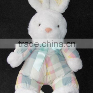 2014 New Products Customize White Rabbit Stuffed Animal Promotion Toy