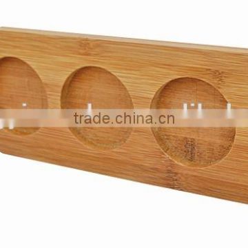 2015 china supplier hot selling FSC&SA8000 wood pillar candle holders with cheap price