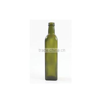 Hot Stamping Surface Handling and Glass Material 750ml green olive oil bottle