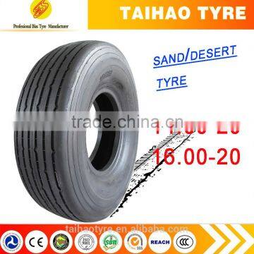 China tyre China Top Brand TAIHAO Hot Sale Sand tyre Desert tyre 14.00-20 16.00-20 desert tire sand tyres