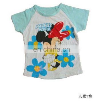 RPET eco friendly recycled pet trendy childern's t-shirt