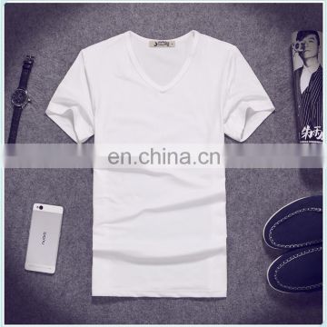 OEM factory cheap tshirt short sleeve 100% cotton overseas t shirt custom silk screen printing white men t shirt wholesale