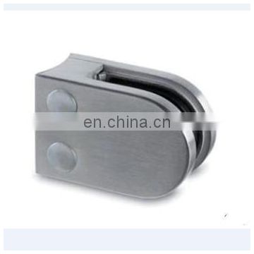 Stainless steel 'D' shape glass clamp