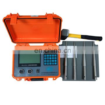 Soil compaction nuclear density gauge safety testing equipment