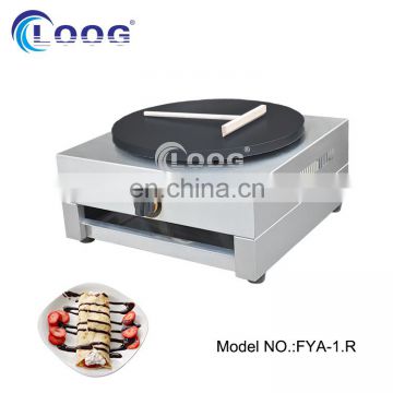 Factory Wholesale Commercial Crepe Pancakes Machine Gas with Iron Plates