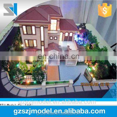 Well designed house plans and drawings for architectural villa scale model suppliers