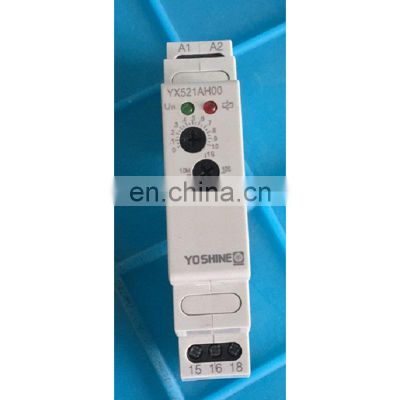 Din Rail Single Function Relay 120vac  Delay on Time Relay