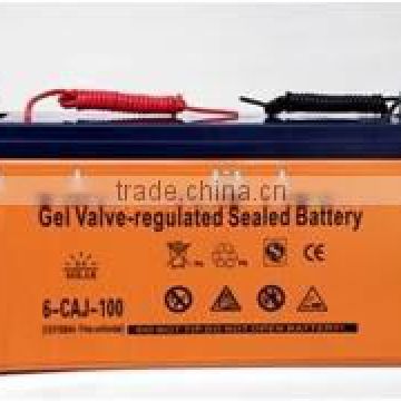 Maintenance Free 90Ah solar battery gel, with CE, ROHS from China supplier