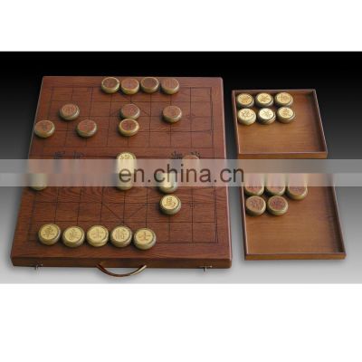 custom Handmade box style wooden Chinese Chess se