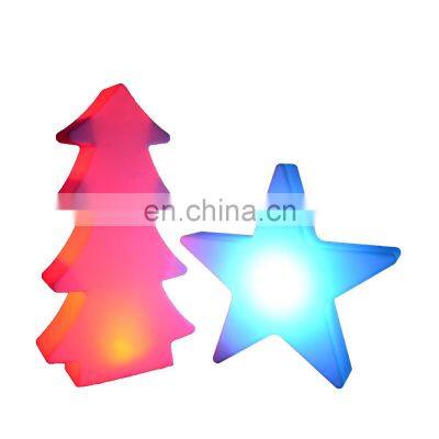 snowman star tree Christmas led light solar outdoor holiday lighting shooting star Christmas Customized Led Decorative Trees