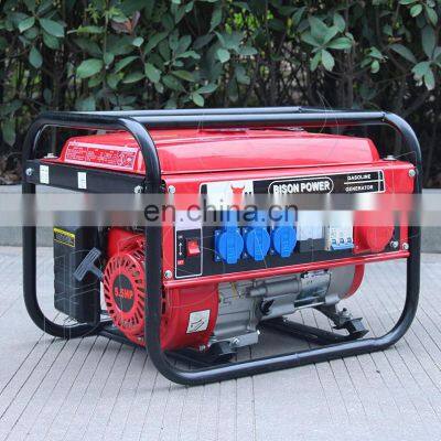 Bison China 110/220V Customized Cheap 3Kw Electric Start Gasoline Generator Set