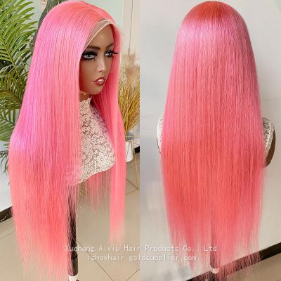 150% Density Straight hair wave Lace Front Wig Human Hair Wigs 13X4 Lace Front Wig