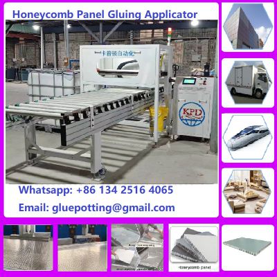 Two -Component Polyurethane Automatic Glue Spraying Machine for Honeycomb Panel