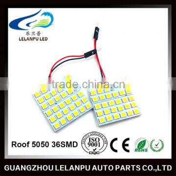 12v 8w dome lamp Roof 5050 36SMD t10 festoon ba9s adaptor auto led dome light roof light