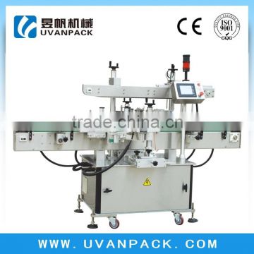 Full automatic double sides labeling machine TBK-150X for square bottle