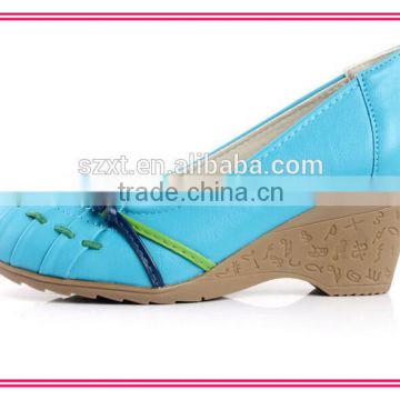large size sex wedge heel ladies shoes for women
