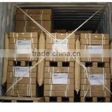 Container inflatable pillow air bag used for load stabilization