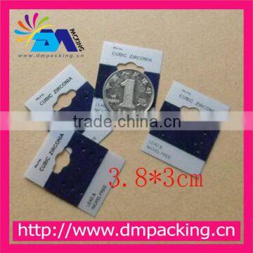 Hot sell!!!Popular Earring PVC Stick velvet Card