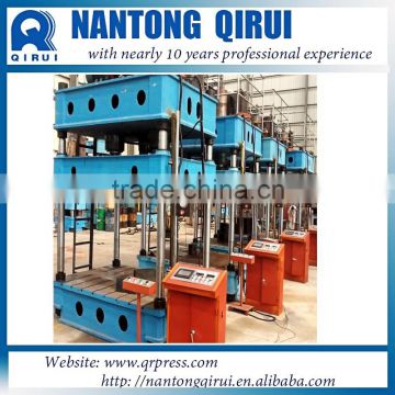 Hydraulic Press auto glass press brick machine with PLC control
