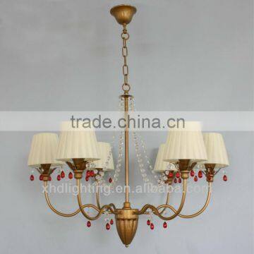 2013 modern fabric chandelier/crystal chandelier lighting