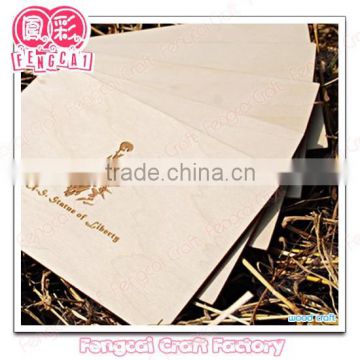 Souvenir Wood Card(Wooden craft in laser-cutting & engraving)
