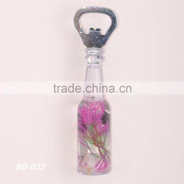 BO-022 Flower 3D Magnet Beer Accessories Opener