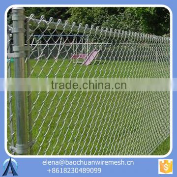 10 years golden member hot sale galvanized used chain link fence