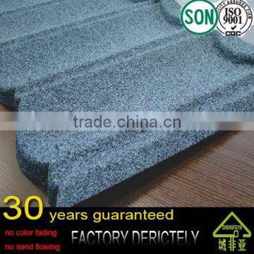 factory selling High quality aluminum zinc plate colorful stone coated metal roofing tile, China stone coated steel roofing
