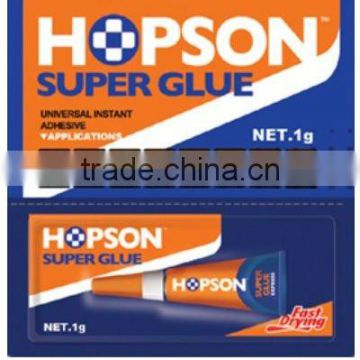 1g*1pc/card Aluminum Tube Super Glue