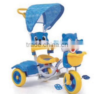 blue cat child tricycle A26