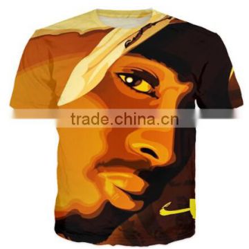 fashion mens tee shirts t shirt screen printing 3d printing t-shirt