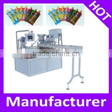 chocolate jam pouch filling capping machine