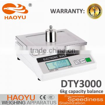 digital balance DTY3000 electronic laboratory weighing scale haoyu