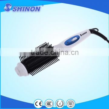MINI portable hair curler brush curler electric brush hair straightener