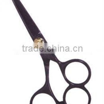 Hair cutting scissor,coloured three rings 5.5