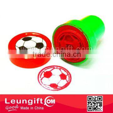 customized football design stamper for kids soccer promotion