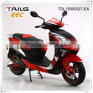 Dongguan tailg 1500w eec electric motorcycle hot electric bike with tubeless wheel made in China