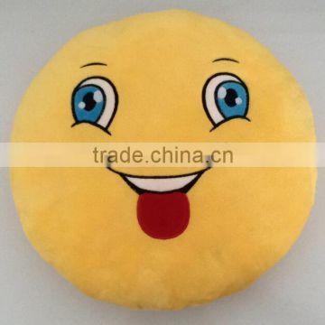 Home Textile Wholesale Custom Sew Custom Plush Emoji Pillow Toys Plush Decorative Emoji Pillow Manufacturer China