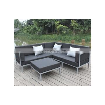 beach furniture aluminum outdoor sofa