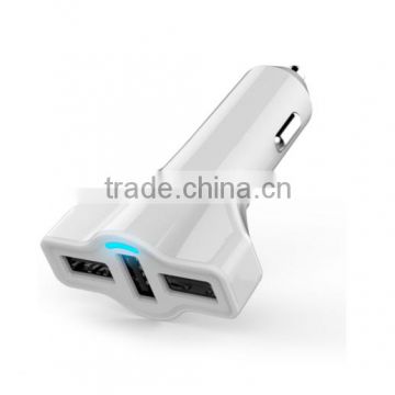 China wholesale good quality universal charger car 3usb wireless
