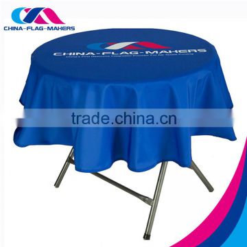 custom trade show promotion round table cover