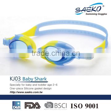 Popular Baby Shark Design Junior/Kid/Children Comfortable Swimming Goggles