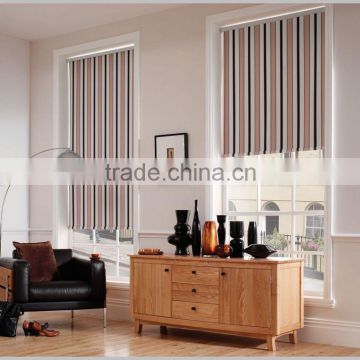 printing flowers material of fabric roller blinds pull shades cheap window curtains