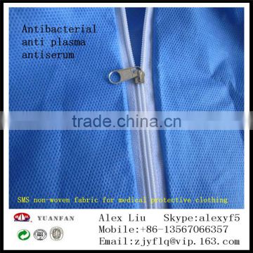 SS SMS SMMS Non Woven fabric Used for made surgical gown