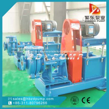 China 8/6E-ZH slurry pump ,wear resistant high chrome metal liner sludge pump,mining dewatering ash pump