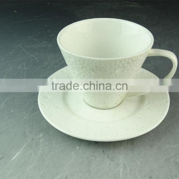 wholesale cheap hotel restaurant white custom ceramic porcelain coffee tea cup