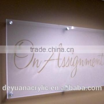 High quality Factory provide safety moulded acrylic signage